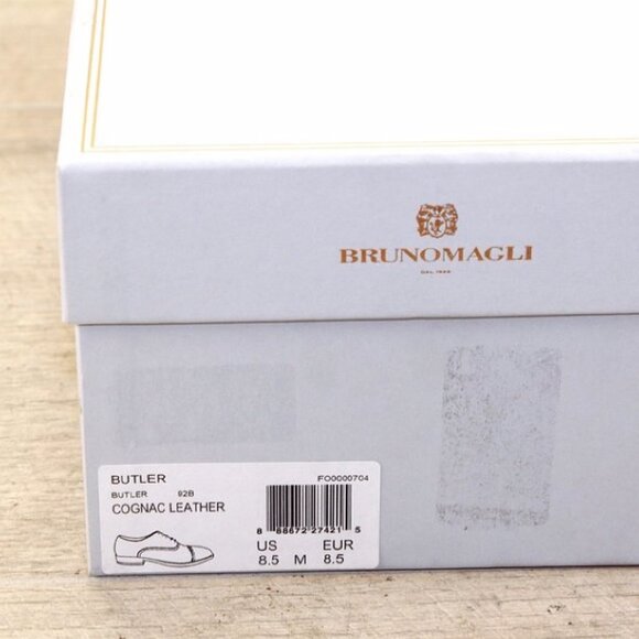 * NIB * $395 Nordstrom BRUNO MAGLI Butler Oxford 8.5 M Cognac *add $15 new Trees main image 9